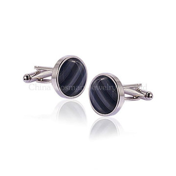 Boutons de manchette de mariage nobles en argent masculins 2014